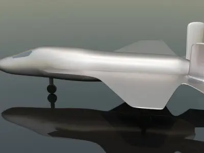 Airplane Free low-poly 3D model shop