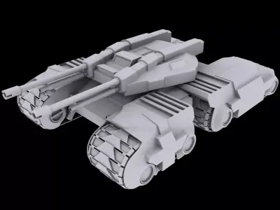 Mammoth Tank  3D print model