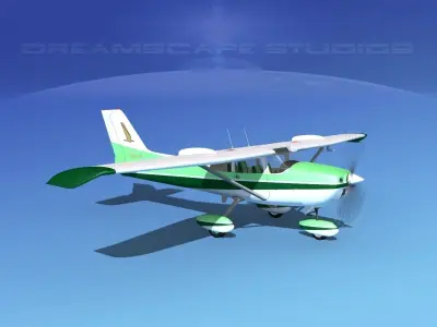 Cessna 172 Skyhawk STOL V07 3D model