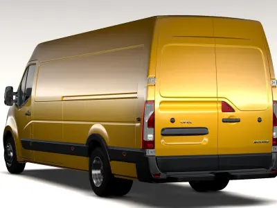Opel Movano L4H2 Van 2016 3D model