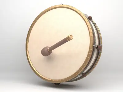 Ramadan Islamic Drum 3D model