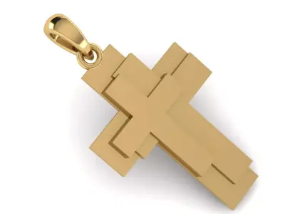 CROSS PENDANT CR202 3D print model