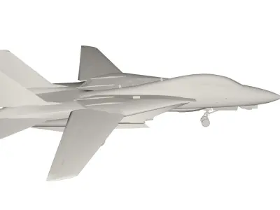 Jet military airplane 3D model buy