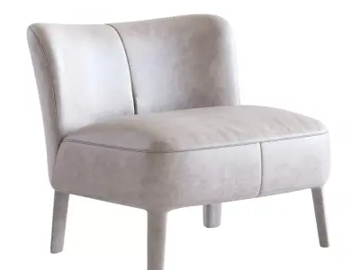 Febo Low Armchair 3D model purchase