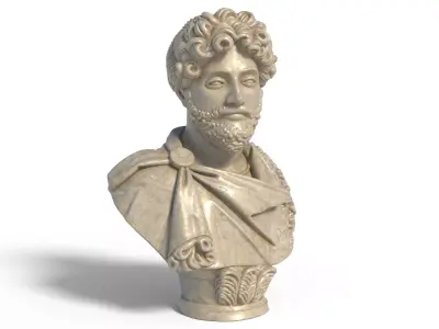 Marcus Aurelius Low-poly 3D model