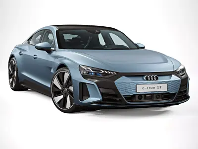 2022 Audi e-tron GT 3D model