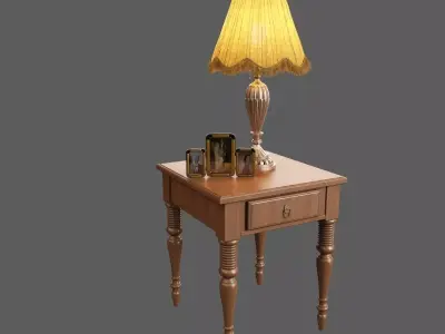Old lamp Free 3D model