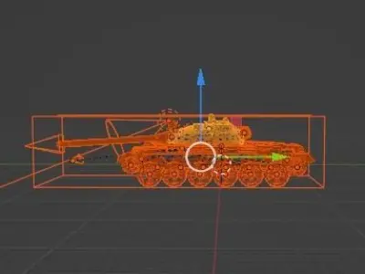 russian t-55 tank russian Free low-poly 3D model