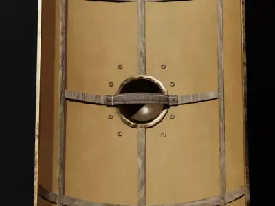 Scutum - Roman Shield 3D model