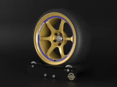 Advan RG1 Low-poly 3D model