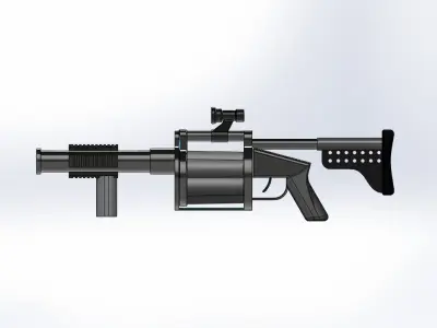 grenade launcher 3D model