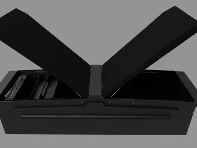 Truck Tool Box Low-poly 3D model