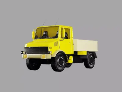 Mercedes-Benz Unimog Low-poly 3D model