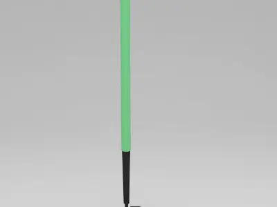 Garden hoe 3d model  3D model