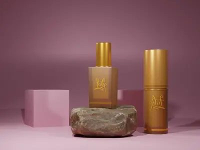 3D cosmetic makeup Foundation  3D model