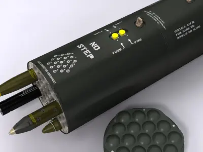 M261 Rocket Launcher 3D model