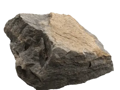  Cool Toned Cleavered Low Large Rock Boulder Model 