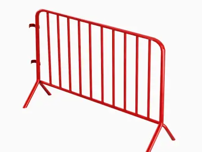 Fence Barrier 03 Low-poly 3D model