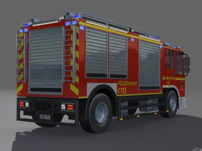 German Firetruck 