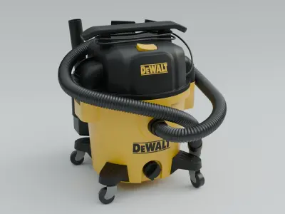 DeWalt Vacuum Cleaner 9 Gallon   3D model