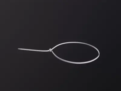 Zip Ties 3D Model Low-poly 3D model