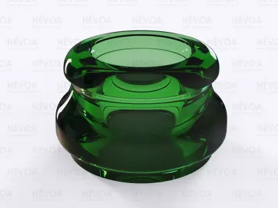 Glass finish - GME 13 08 - 29 mm - Sparkling wine finish 3D model