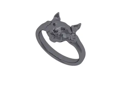 Fox ring 3D print model