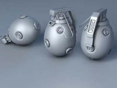 grenade 3D model get