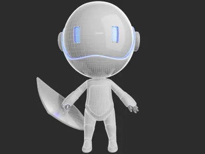 robot humanoid 3D model purchase