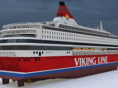 Silja Europa - Viking Line 3D model