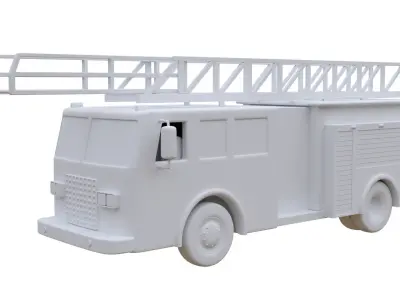 Fire Truck 3D model buy