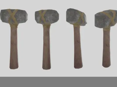 weapons axe 3D model