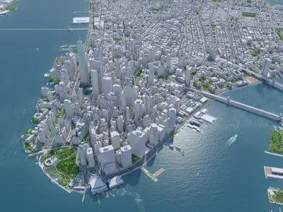  Manhattan in New York USA 