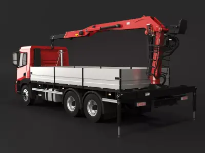 Generic Loader Crane Truck 3D model
