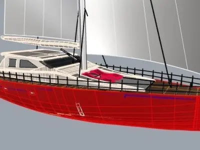Sailing Yacht 3D model
