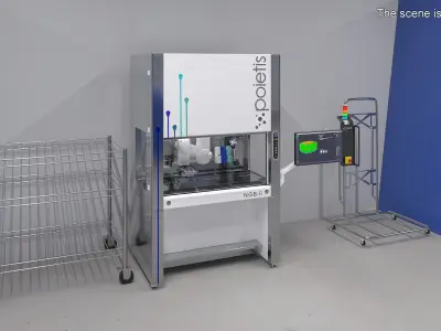  Bioprinter Poietis NGB-R Rigged for Maya 