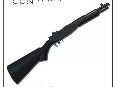 IC-14 shotgun 3D model
