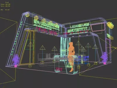 Exhibition - Area -6X9-3DMAX2009-021 3D model