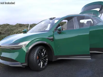  Zeekr 7X Modern Emerald Green Crossover 