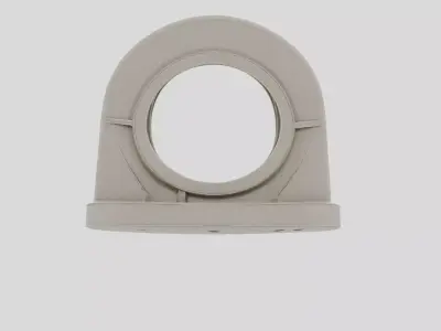 Industrial Factory Pipe End Cap for 3D print 3D model