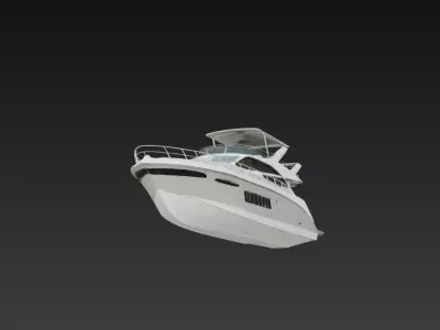 Modern Luxury Motor Yacht Cruiser 3D print model