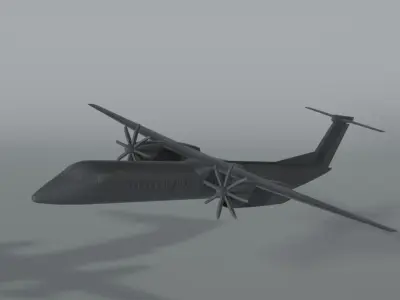 dash-8 q400 3D print model