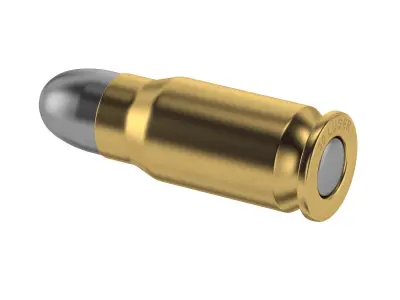 Bullet 30 LUGER Low-poly 3D model