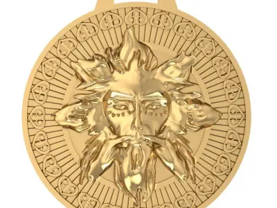 Amulet Dazhdbog 3D model