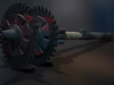 baseball bat  Free low-poly 3D model