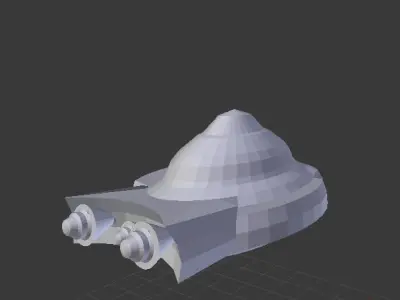 Lady of space and oceans 3D model