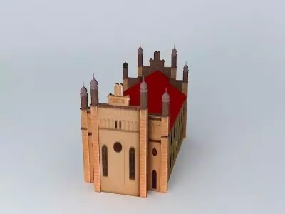 The Dunaszerdahely i Synagogue Free 3D model