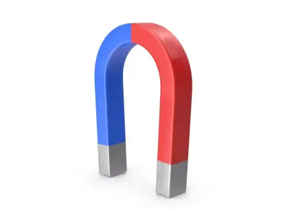 Magnet Low-poly 3D model get