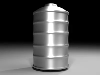 Steel Water Tank 1 3D model