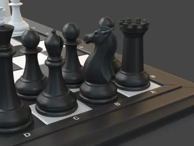 Chess Set 3D model order